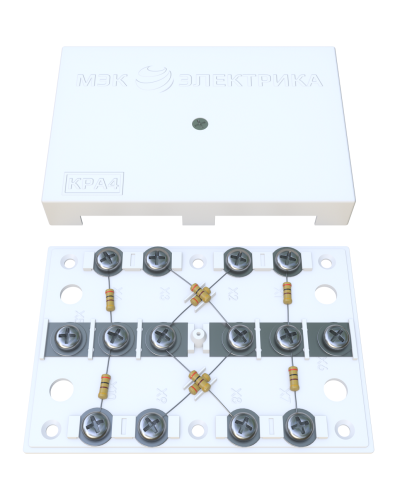 KRA-4 300 Om white (MEC42103). Коробка на 4 абонента. МЭК-Электрика в Миассе
