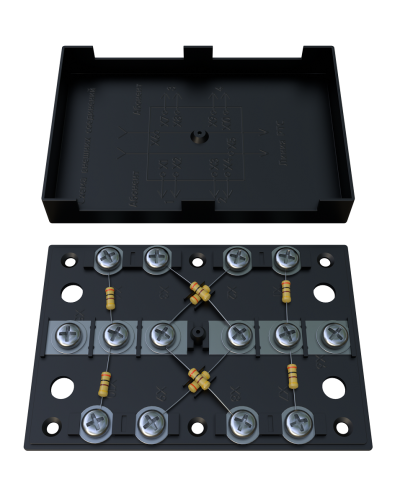 KRA-4 75 Om black (MEC42102). Коробка на 4 абонента. МЭК-Электрика в Миассе