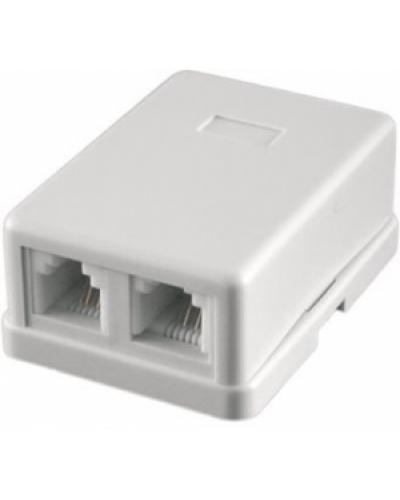 STK-RJ-45(8P8C), CAT.6, 2 выхода, Dual IDC компьютерная розетка: Розетка компьютерная 2 выхода в Миассе