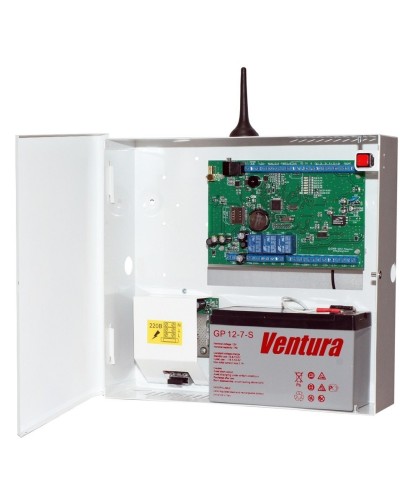 S632-2GSM-BK25-W (S632-2GSM-BK), Бокс-комплект под 7Ач, белый. Устройство оконечное объектовое приемно-контрольное c GSM коммуникатором. Проксима в Миассе