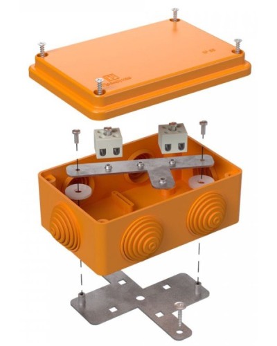 Коробка огнестойкая 120х80х50 (40-0340-FR2.5-4). Коробка огнестойкая для открытой установки. Промрукав в Миассе