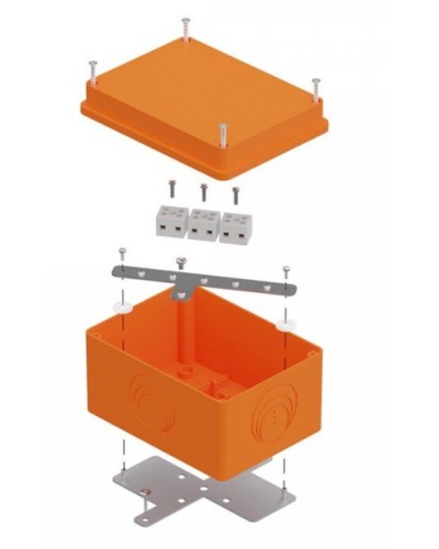 Коробка огнестойкая 150х110х90 E15-E120 для о/п (40-0351-FR1.5-6). Коробка огнестойкая для открытой установки. Промрукав в Миассе
