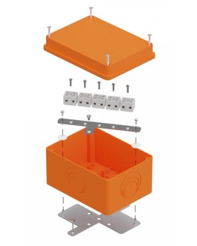 Коробка огнестойкая 150х110х90 E15-E120 для о/п (40-0351-FR6.0-10). Коробка огнестойкая для открытой установки. Промрукав в Миассе