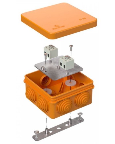 Коробка огнестойкая 80х80х40 (40-0210-FR1.5-4). Коробка огнестойкая для открытой установки. Промрукав в Миассе