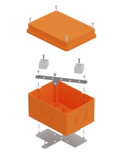 Коробка огнестойкая 150х110х90 E15-E120 для о/п (40-0351-FR10.0-4). Коробка огнестойкая для открытой установки. Промрукав в Миассе