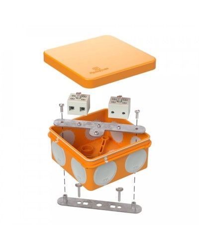 Коробка огнестойкая 80х80х40 (60-0210-FR6.0-4). Коробка огнестойкая для открытой установки. Промрукав в Миассе