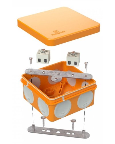 Коробка огнестойкая 80х80х40 (60-0210-FR2.5-6). Коробка огнестойкая для открытой установки. Промрукав в Миассе