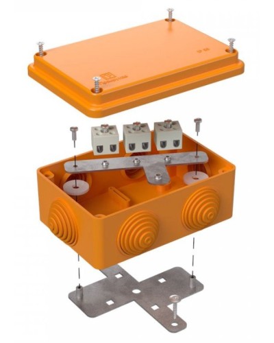 Коробка огнестойкая 120х80х50 (40-0340-FR2.5-6). Коробка огнестойкая для открытой установки. Промрукав в Миассе