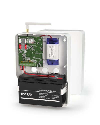 Контакт GSM-14А v.3 (в корпусе под АКБ 1,2-7 Ач с БРП 12V 1А). Панель охранная радиоканальная. Ритм в Миассе
