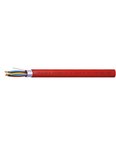 КПСВЭВнг(А)-LS 4х2х1,5 (Спецкабель). Кабель симметричный для систем сигнализации и управления, групповой прокладки, с пониженным дымо- и газовыделением. Спецкабель в Миассе
