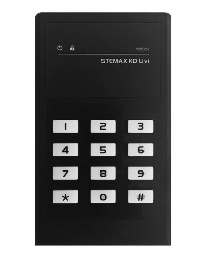 STEMAX KD Livi (черный). Беспроводная кнопочная кодовая панель. Стелс НПП в Миассе